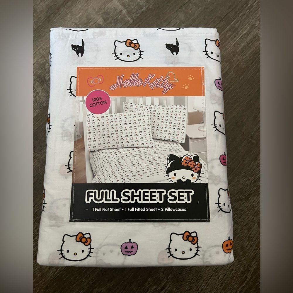 Hello Kitty Halloween Full Size‎ Sheet Set